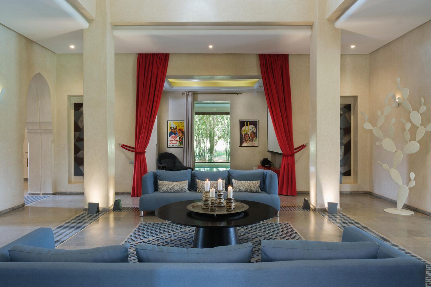 Adnaa - Modern Villa With 2 Pools, Sauna, Hammam, Tennis Court & Home Cinema Douar Caïd Layadi Exteriör bild