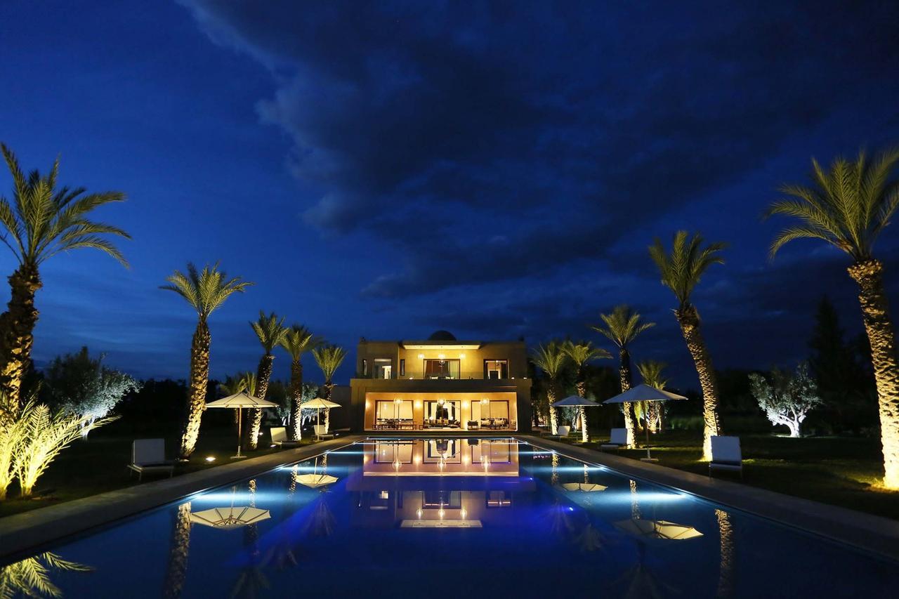 Adnaa - Modern Villa With 2 Pools, Sauna, Hammam, Tennis Court & Home Cinema Douar Caïd Layadi Exteriör bild